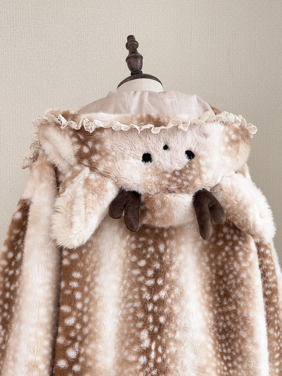 如此美萌的毛茸茸小鹿外套🦌我笑纳了！