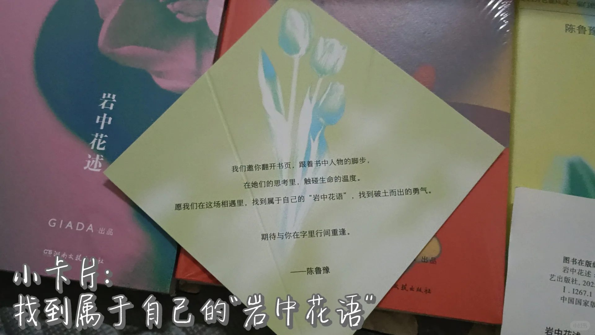 《岩中花述》，我的精神食粮