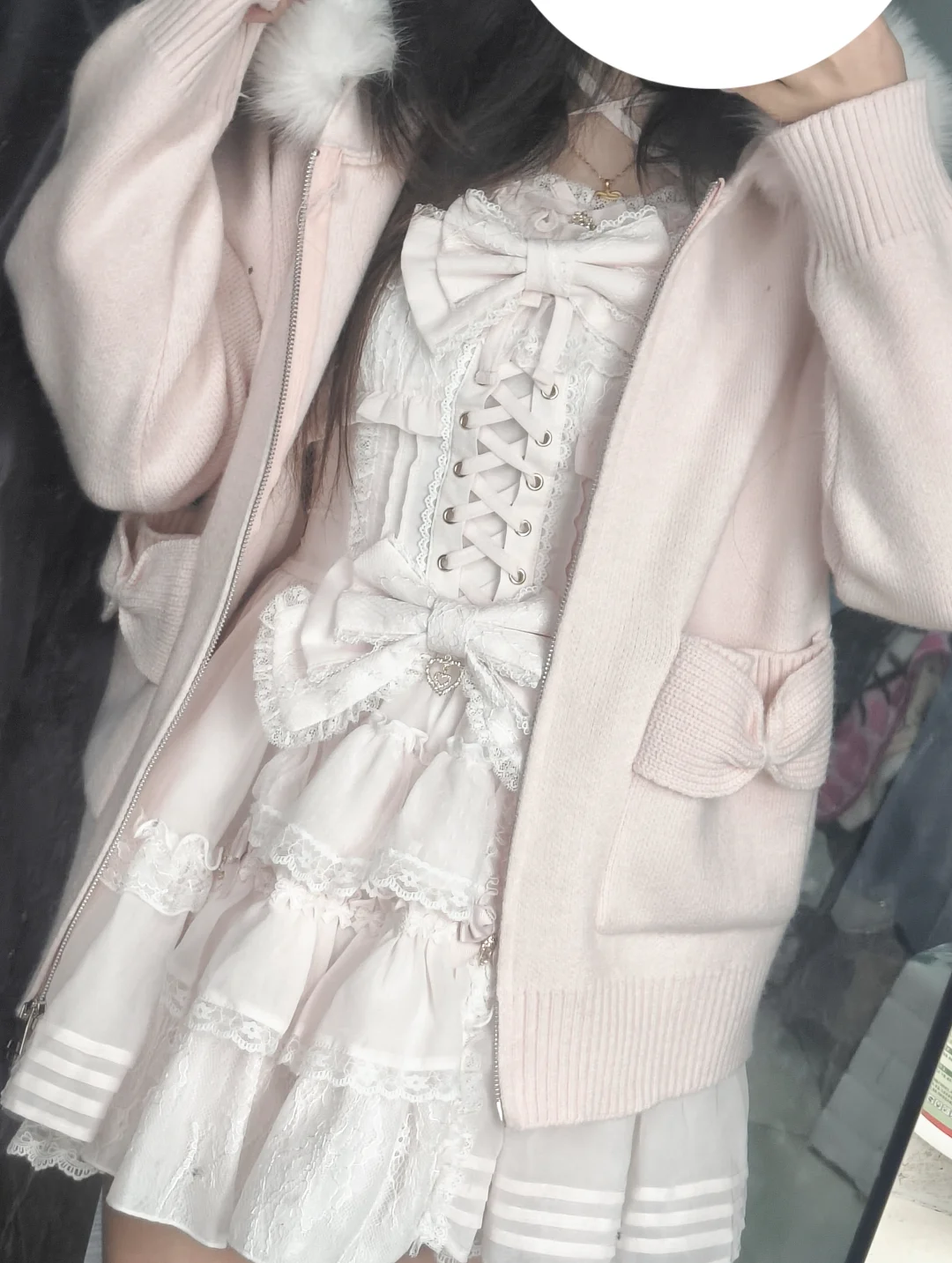 适配liz蕾丝OP毛绒外套 地球人版