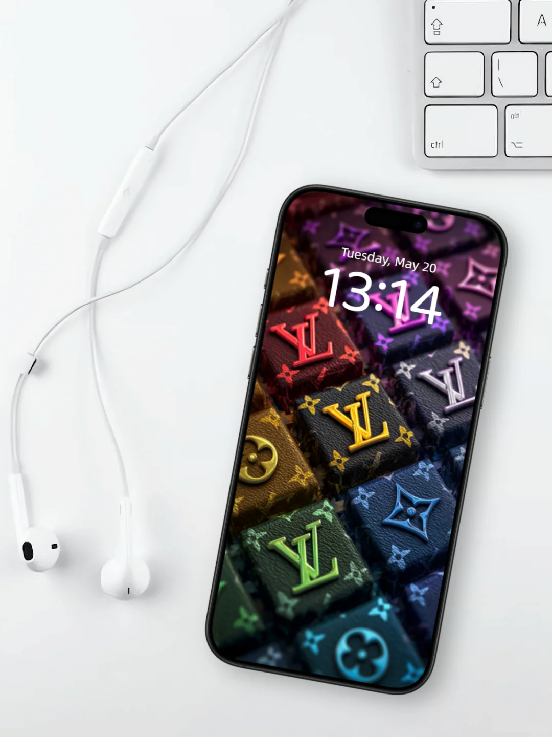 LV壁纸 l 霓虹图腾