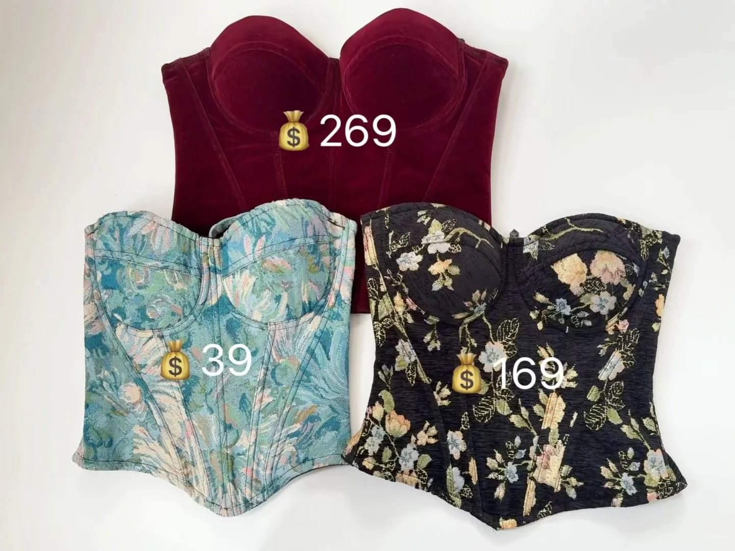 鱼骨胸衣避坑指南｜三款价位区别对比