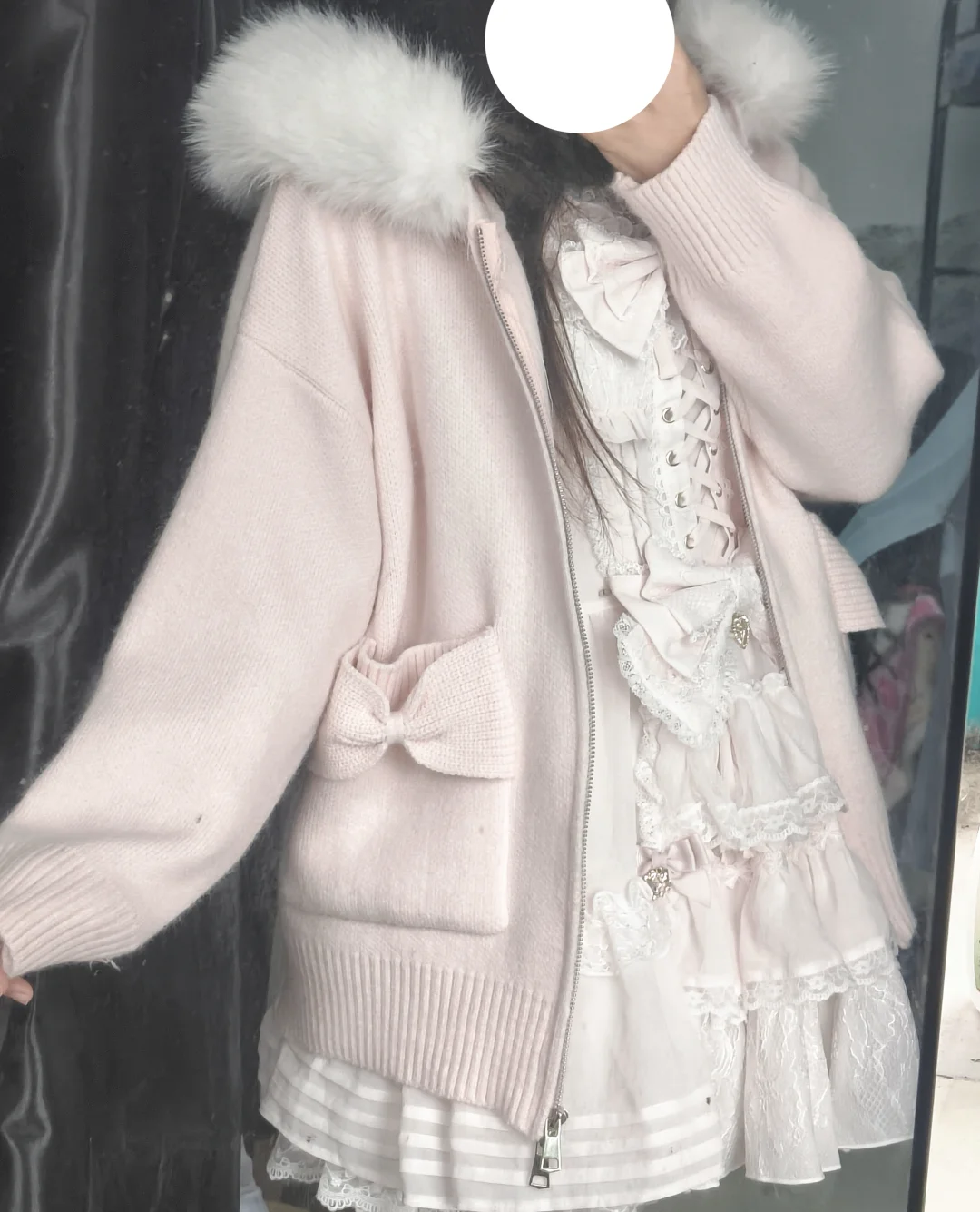 适配liz蕾丝OP毛绒外套 地球人版