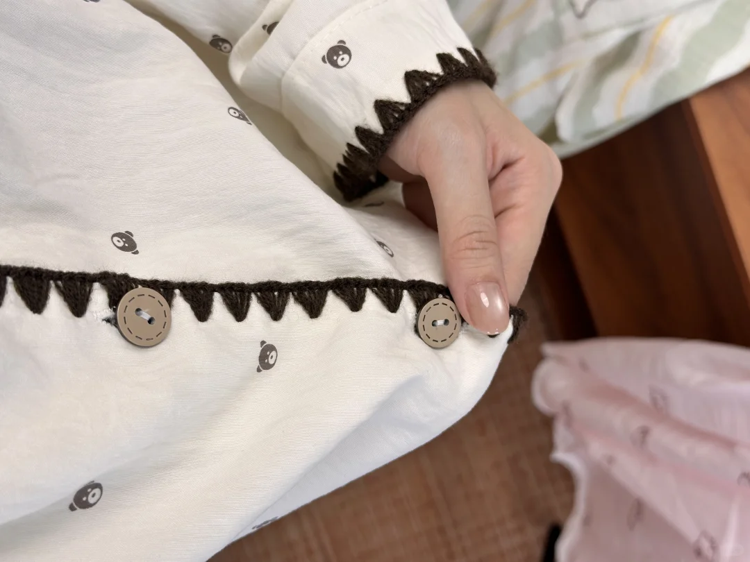 甜美贝壳小熊睡衣真嘟好喜欢！！