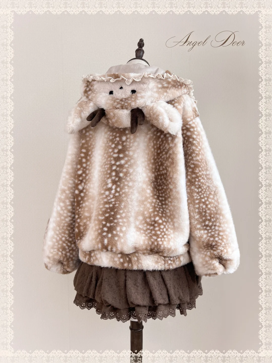 如此美萌的毛茸茸小鹿外套🦌我笑纳了！