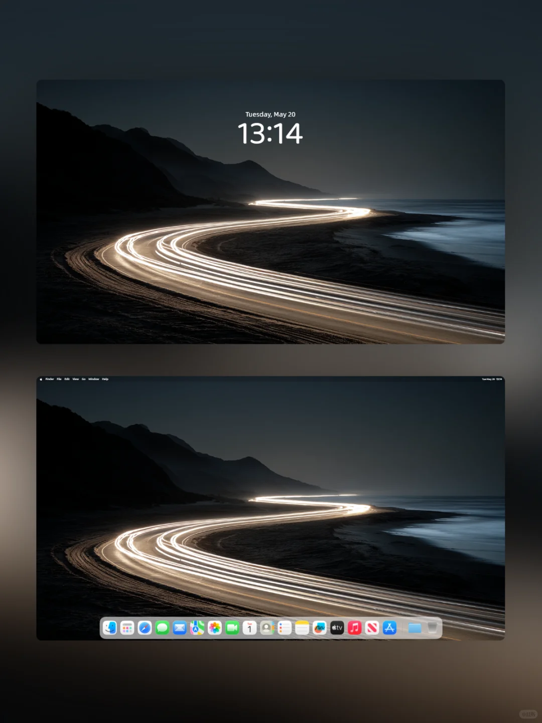 治愈系列壁纸 I 夜路光轨 I 405