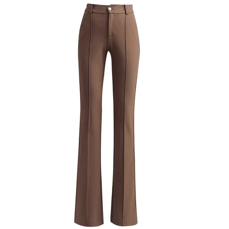 微喇叭裤女2025春秋新款高腰显瘦修身🍃