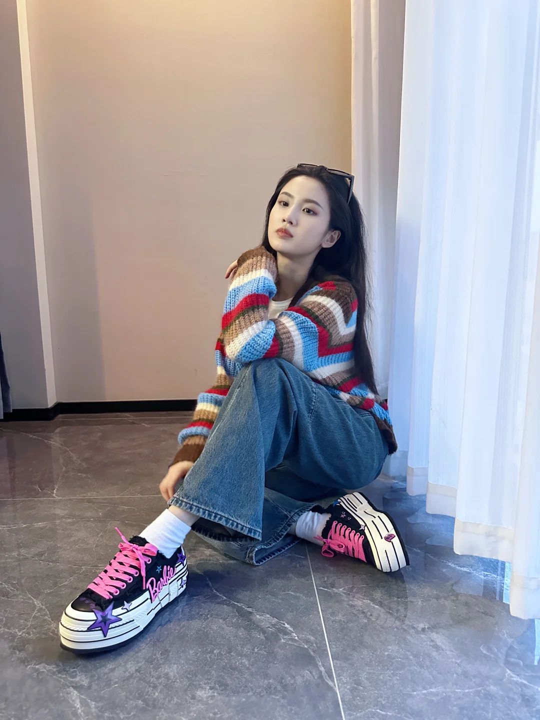 张慧雯也被💖芭比圈粉啦