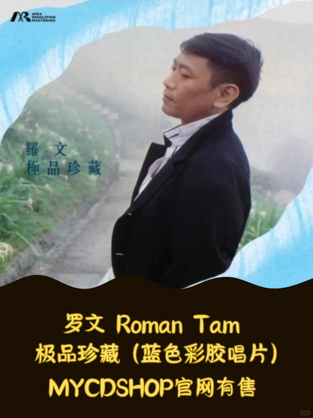 罗文 Roman Tam - 极品珍藏 (蓝色彩胶唱片)