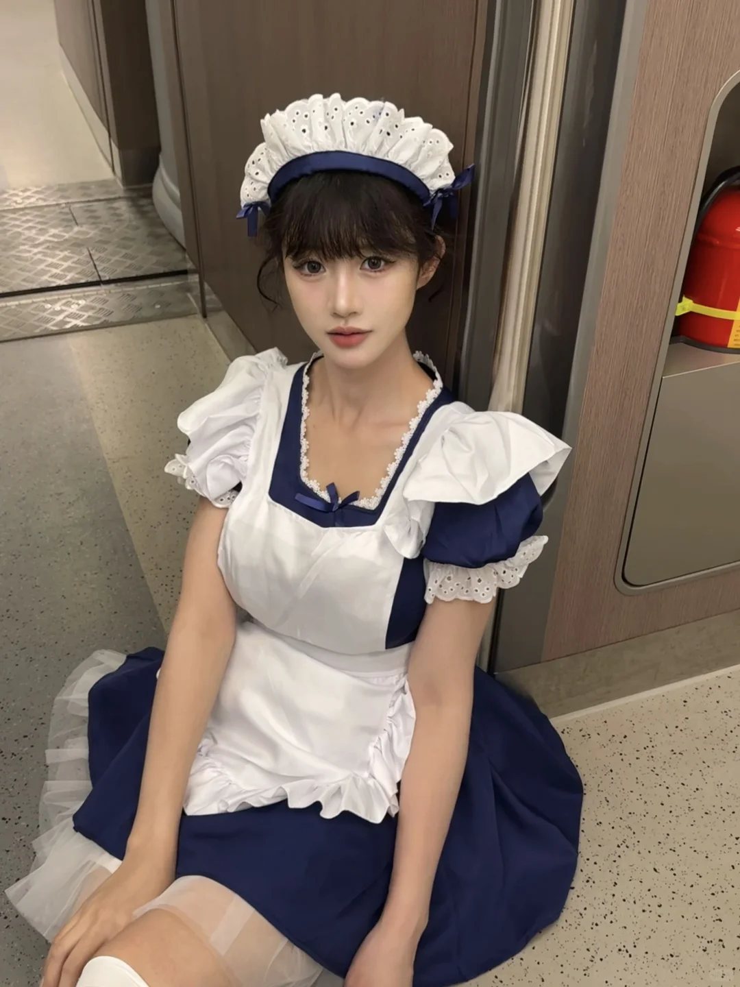 古早女仆坐地铁૮꒰ ⸝⸝ɵ̷̥̥᷅𖤋ɵ̷̥̥᷄⸝⸝ ꒱ა