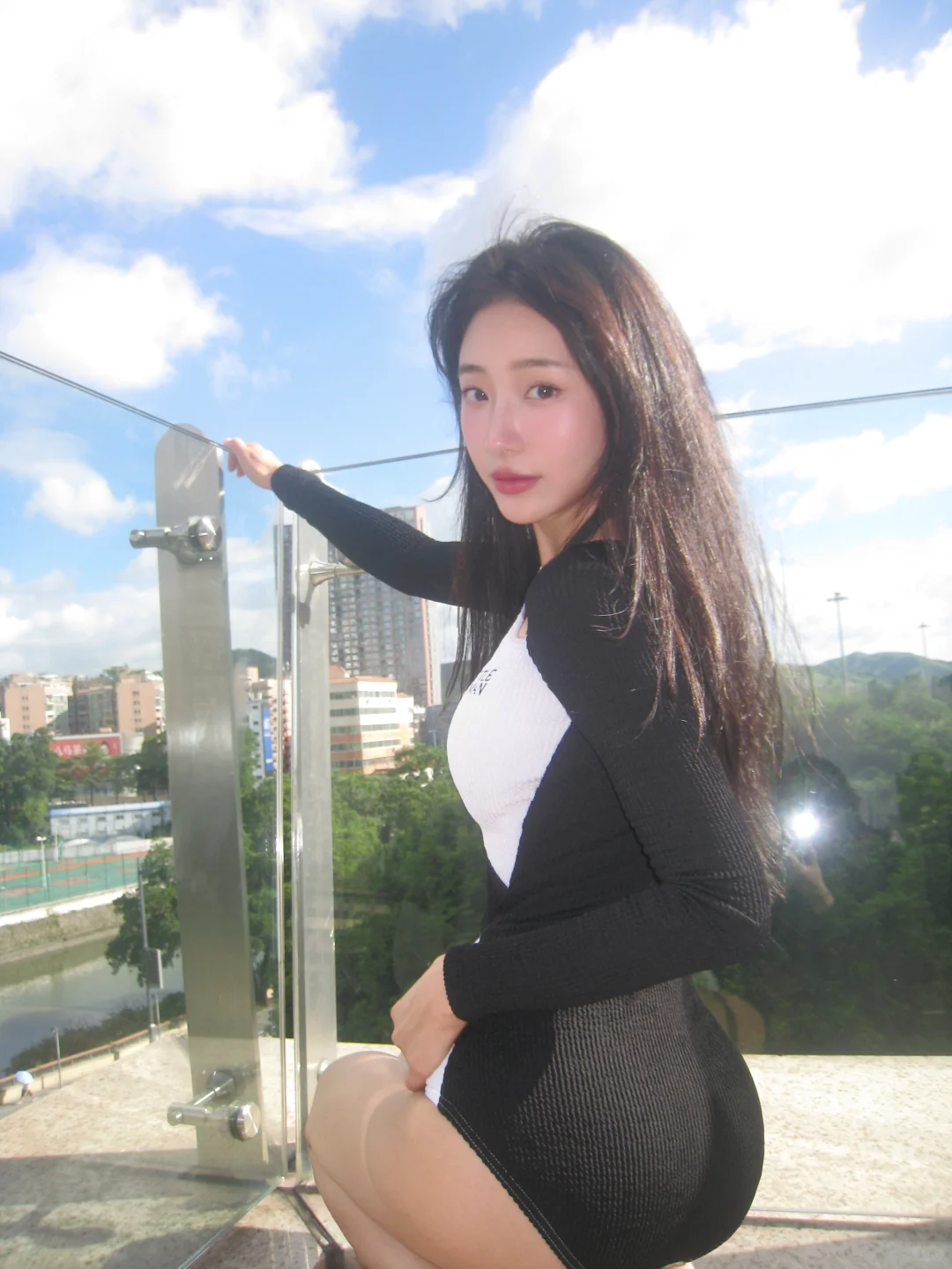 CCD拍酒店泳池｜秒变韩女