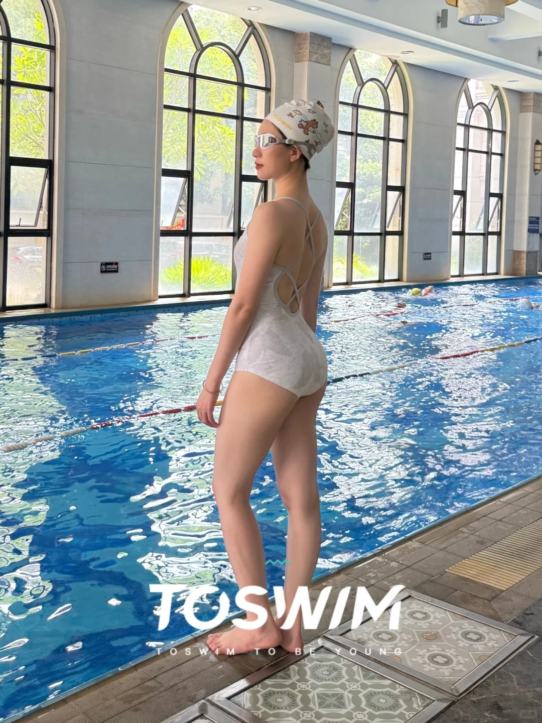 晒晒我的游泳肩~