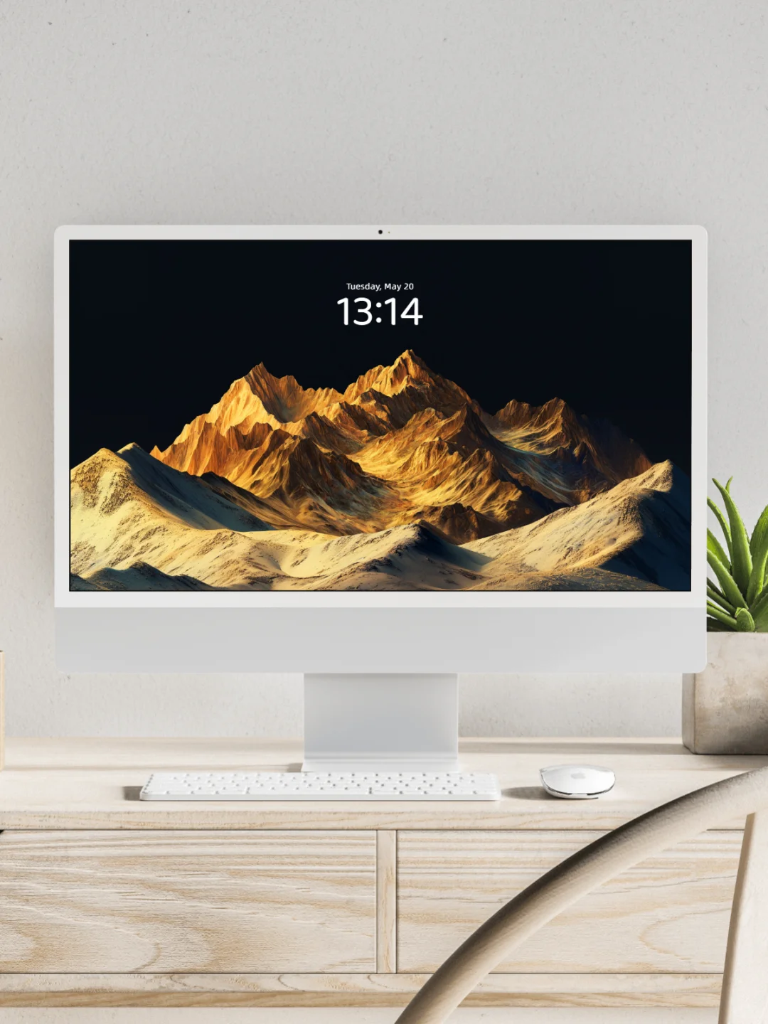 山川壁纸 l 金色山脉