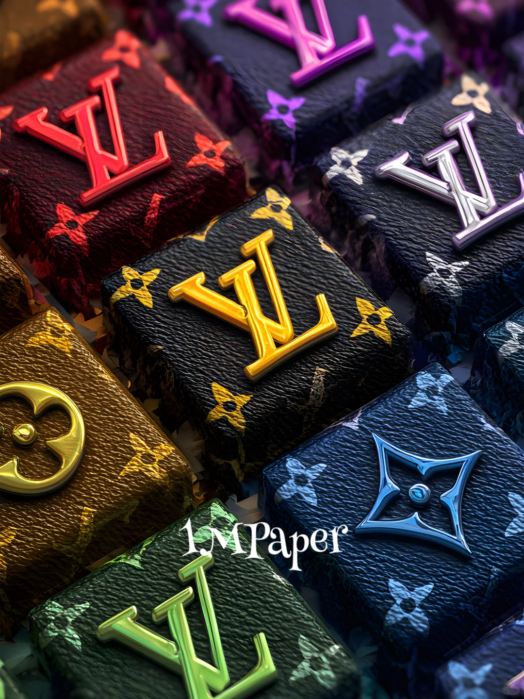 LV壁纸 l 霓虹图腾