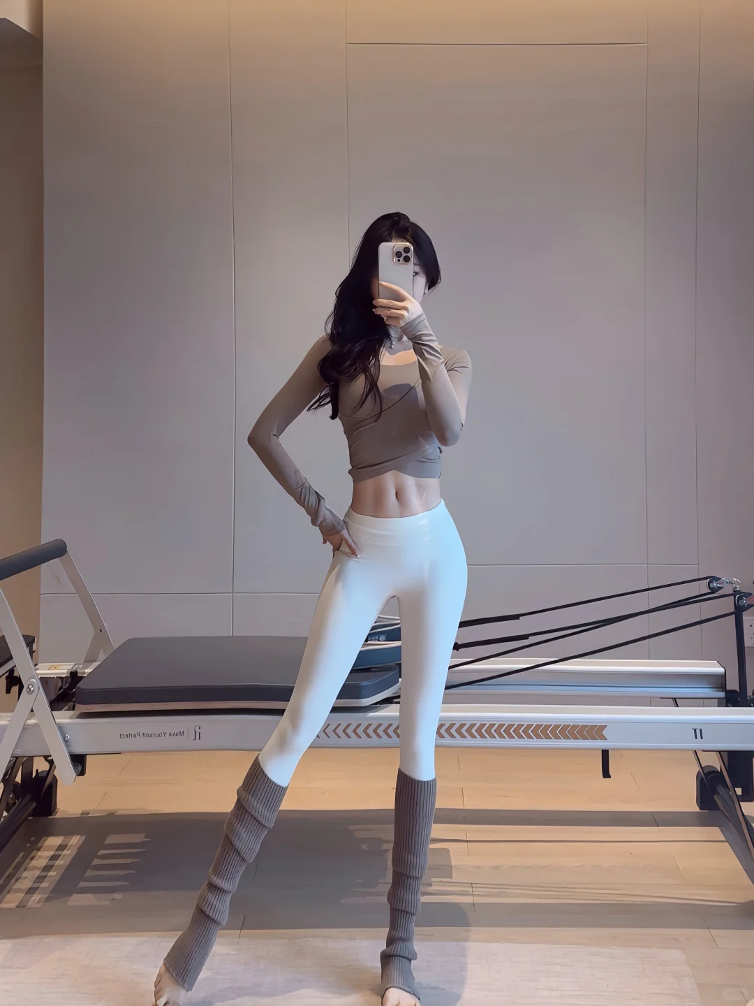 在练普拉提的女生真的太美啦！🥰