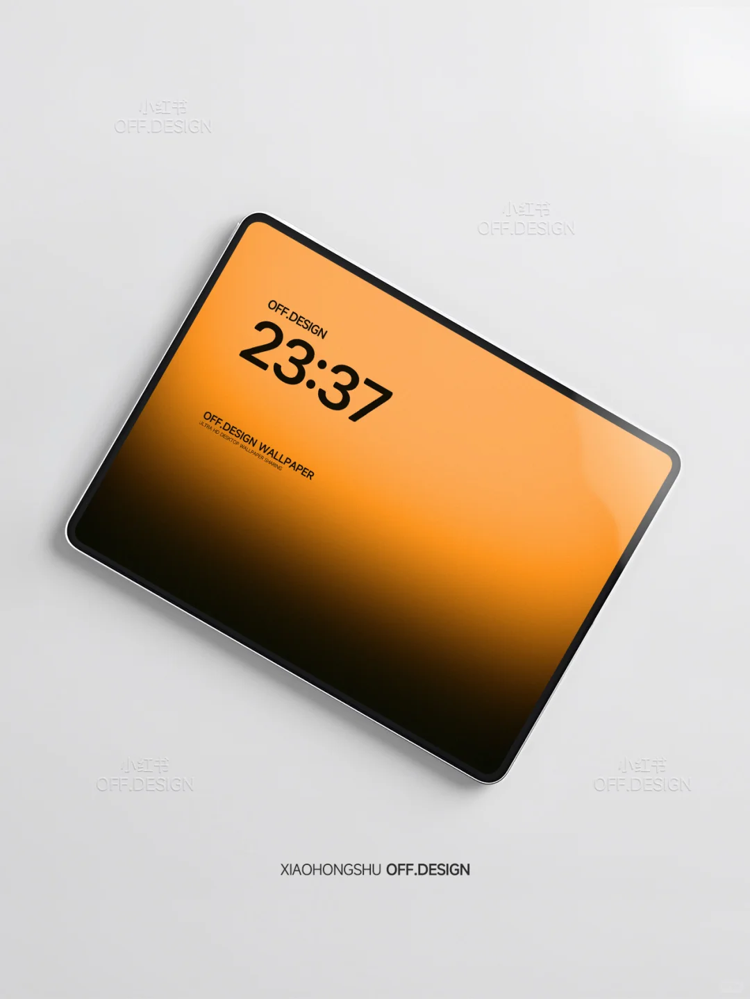 爱马仕橙｜简约高级感平板壁纸｜321