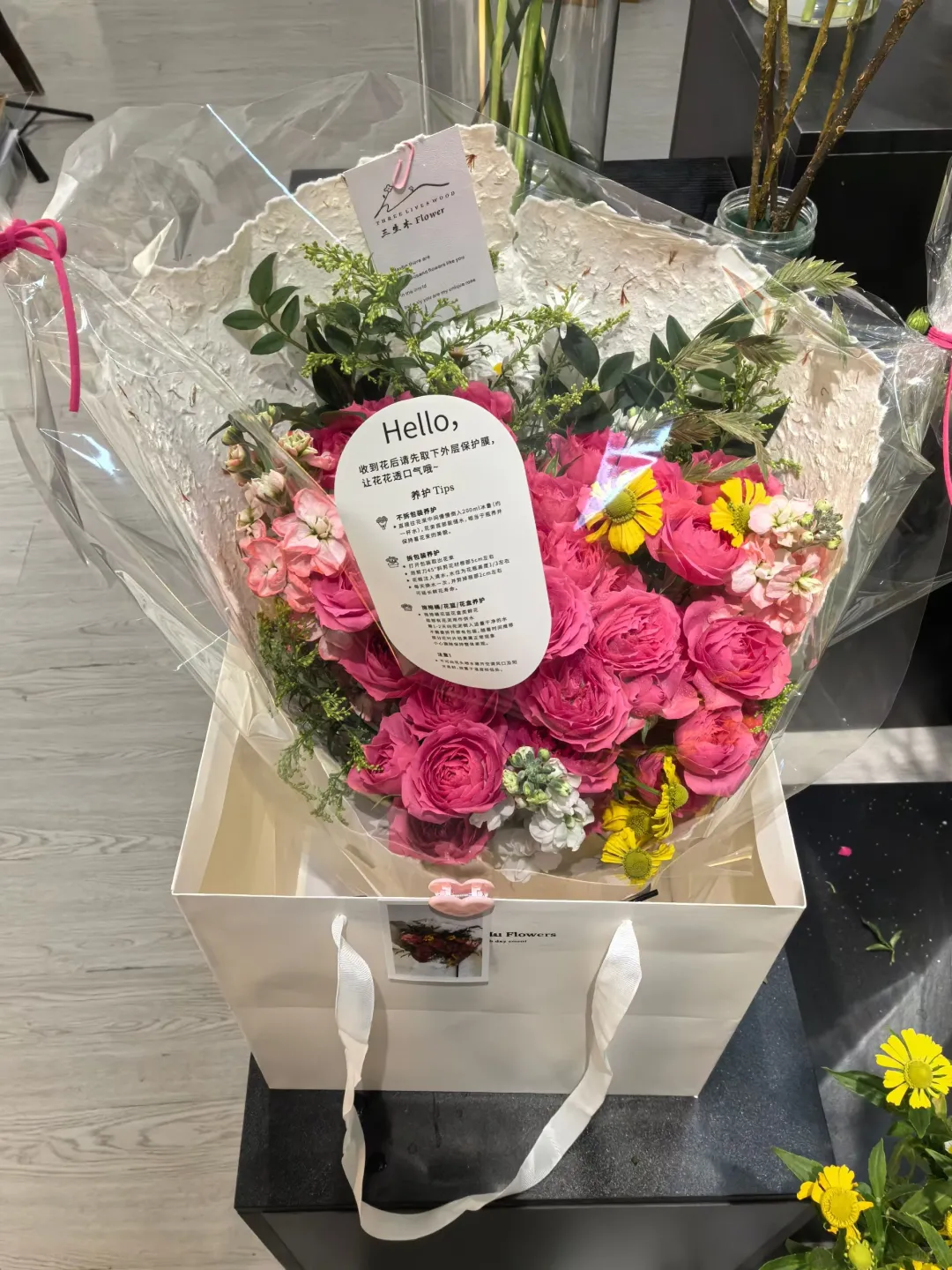 银川新开花店，三生木～