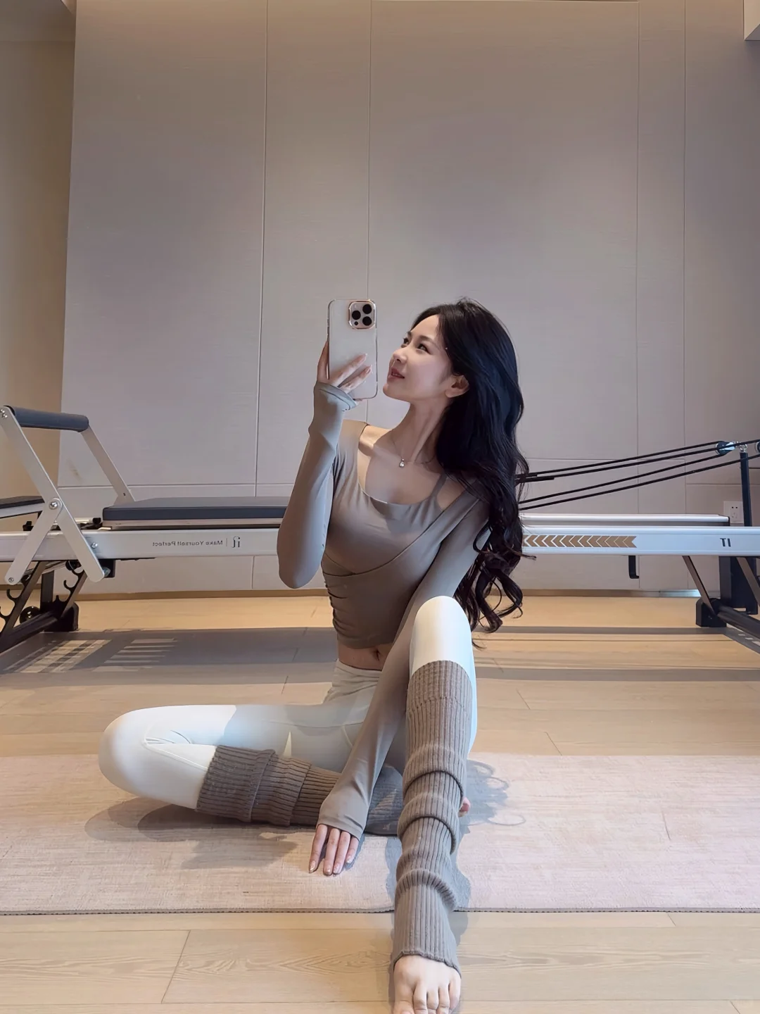 在练普拉提的女生真的太美啦！🥰