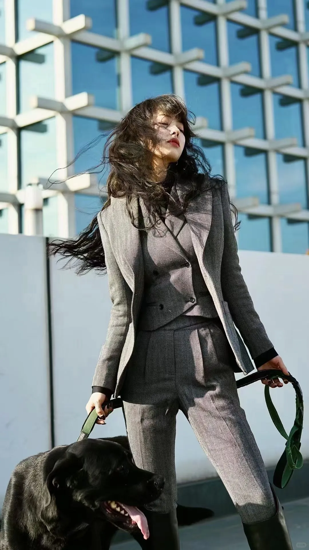 【女骑士的冬日战袍｜妥妥的高级感】🖤