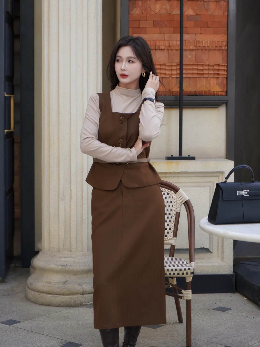 女律师通勤穿这套被同事夸！