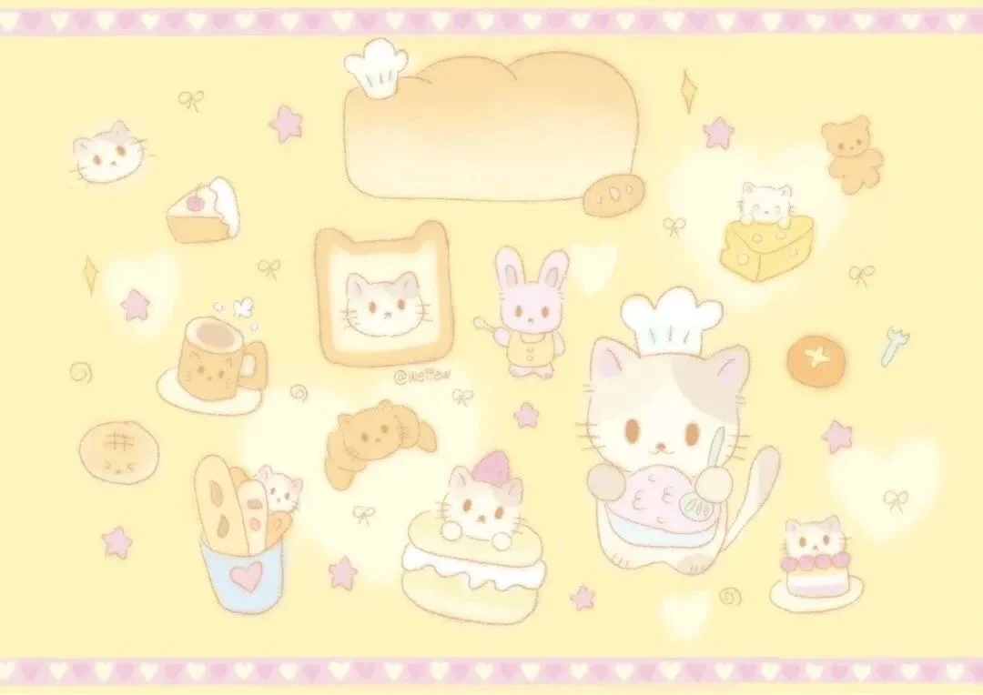 淡黄色のiPad平板壁纸