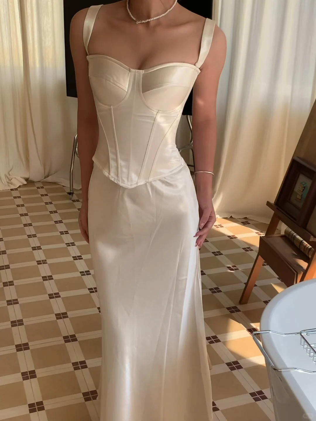 流光幻影｜live实况图～白月光系列鱼骨胸衣！！