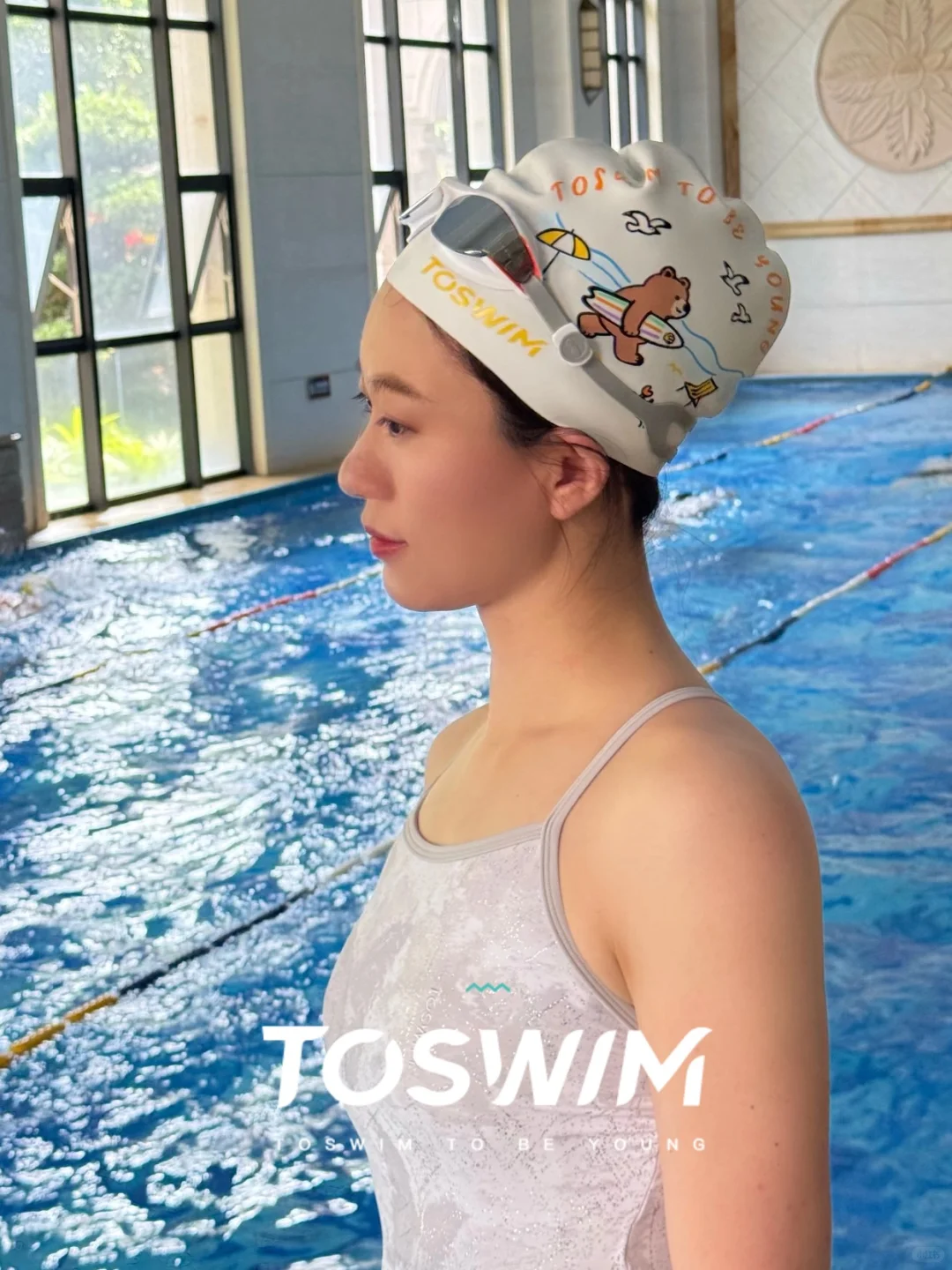 晒晒我的游泳肩~