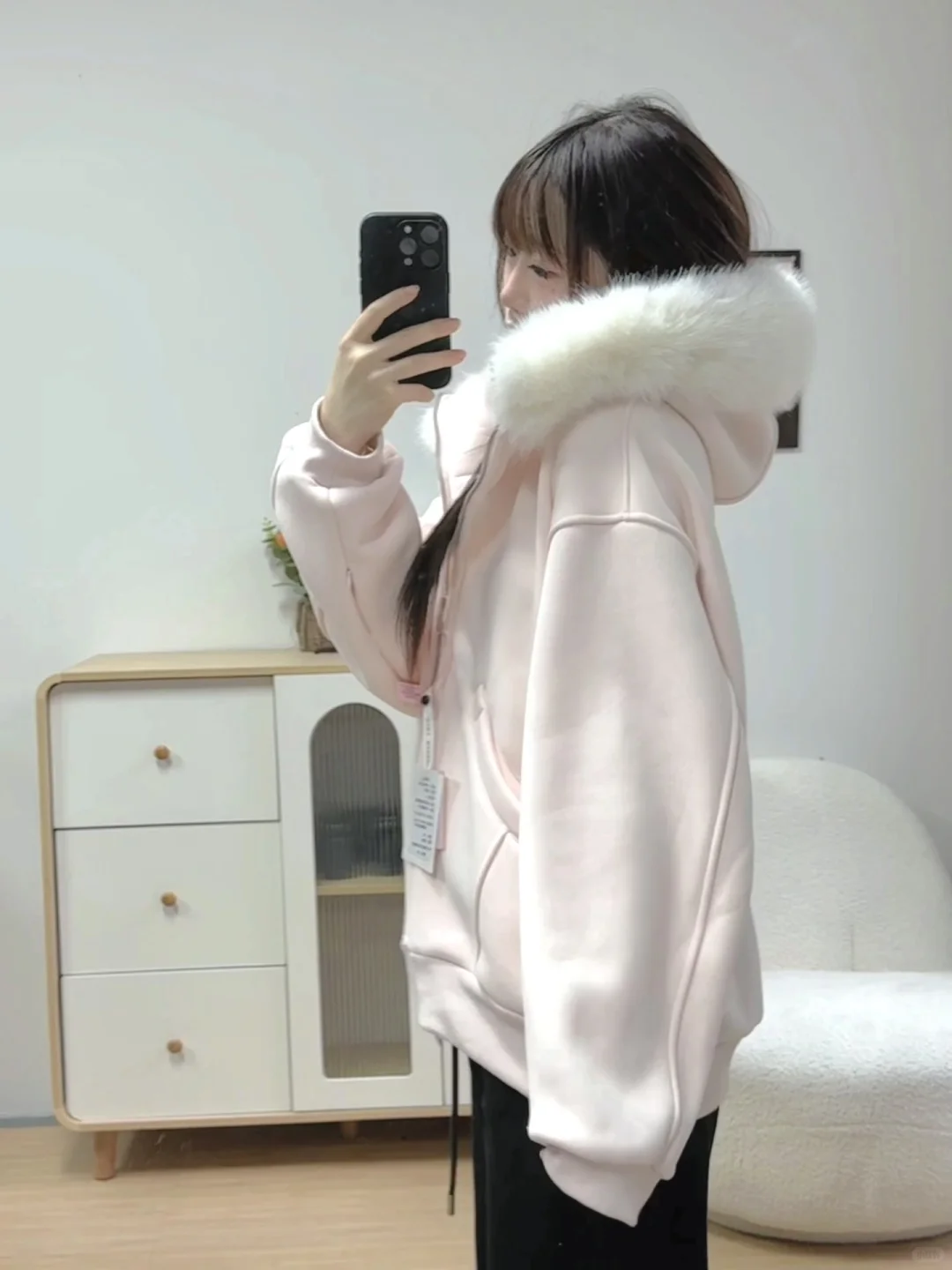 冬天就要穿这种毛茸茸的外套！！