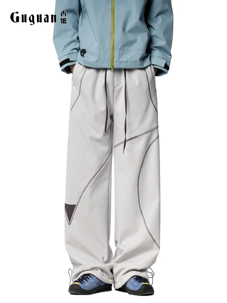 弯刀立体剪裁就是牛！加绒登山裤照样显腿直