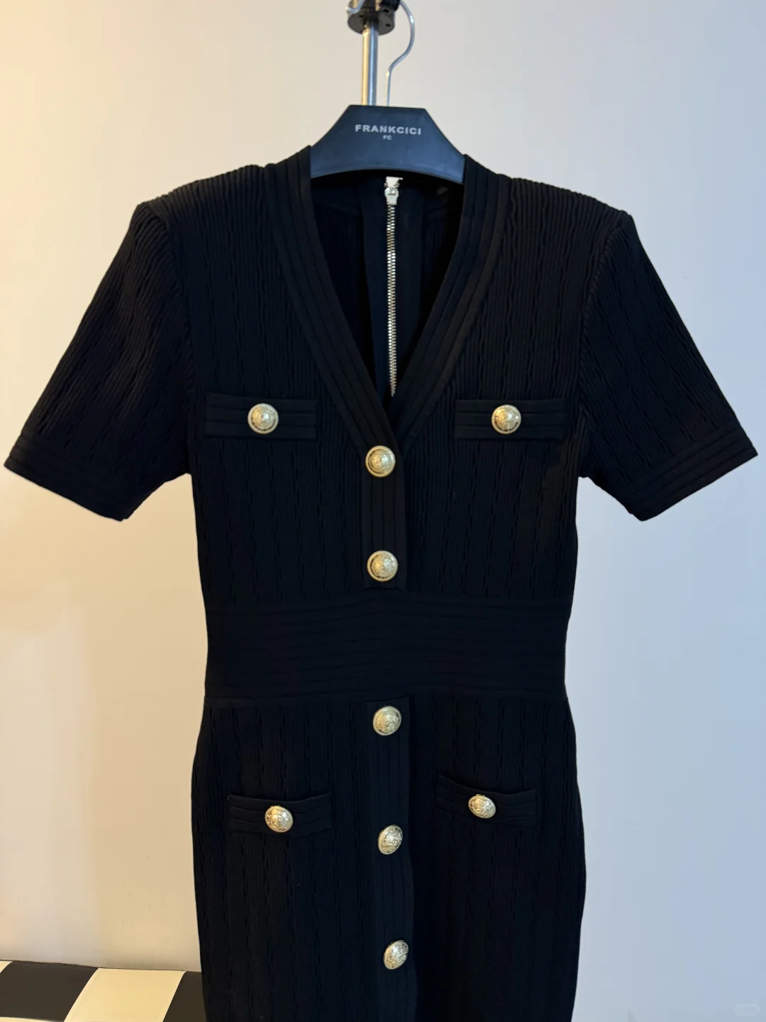 85🌾一件 小香风显瘦针织连衣裙