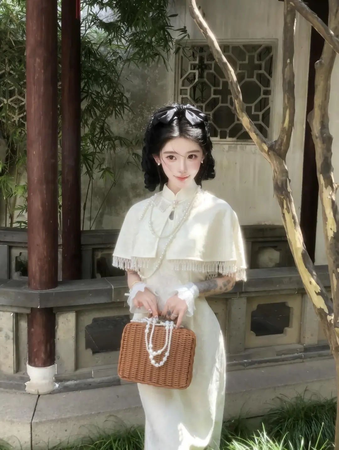 在南京‼️拍到刘亦菲同款白秀珠妆造美晕了