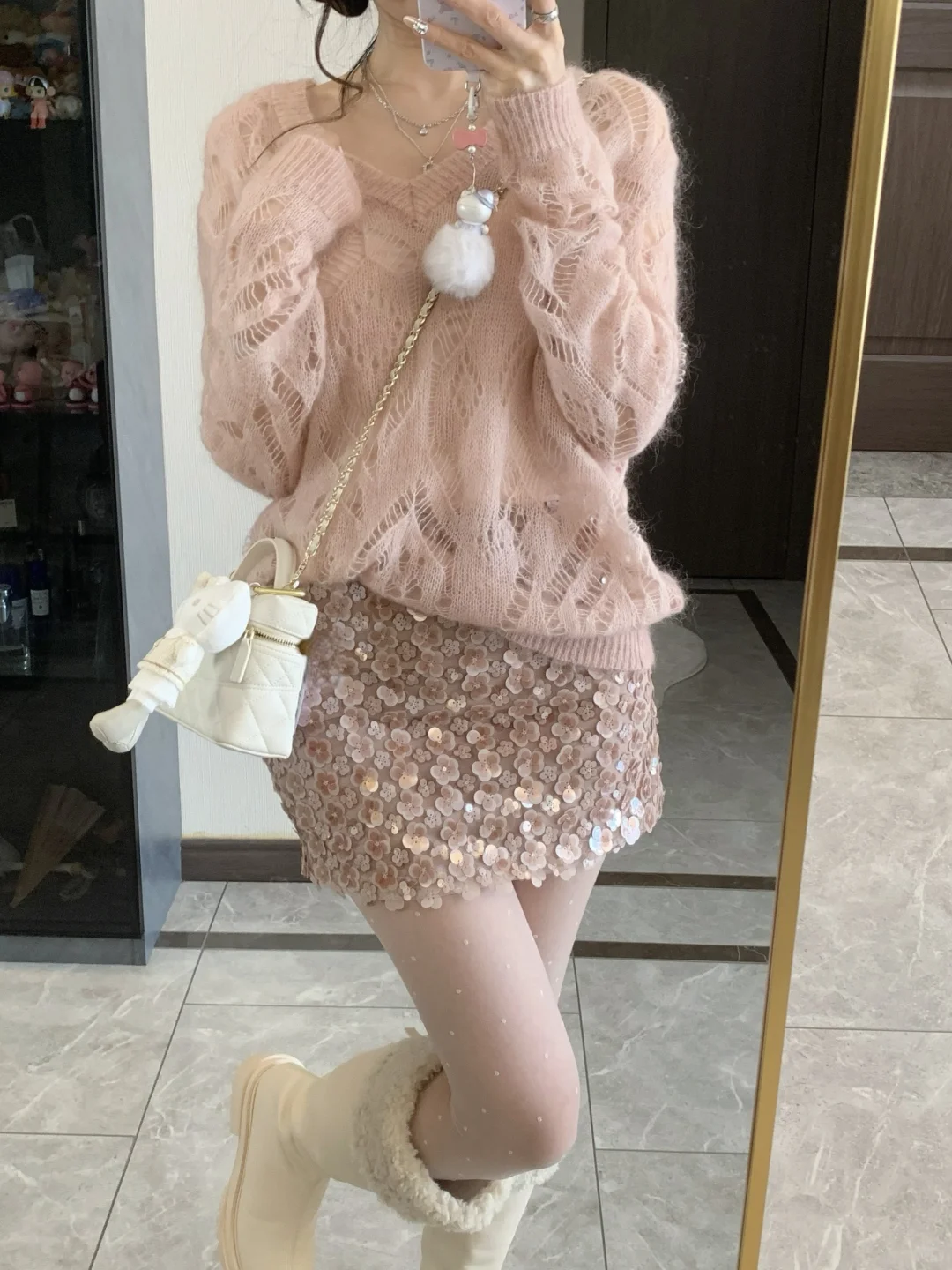 夺命嗲的粉套装 ʚ🐰ɞ