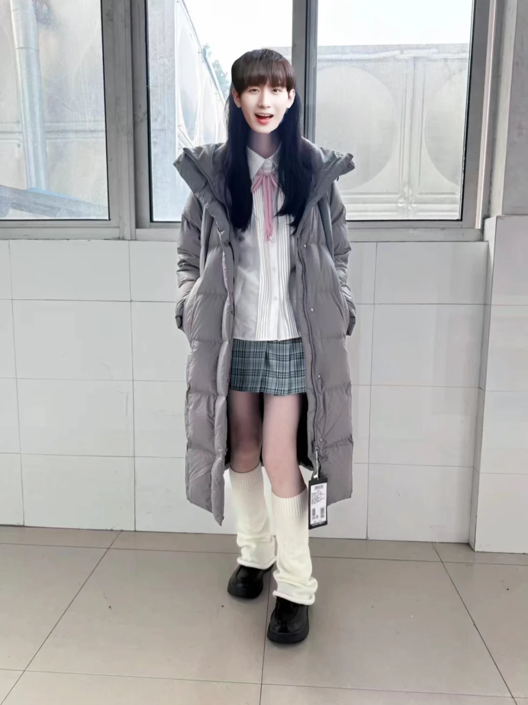 谁说jk一定要搭配大衣☺️