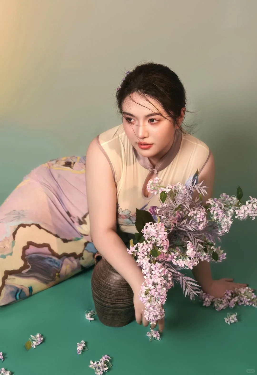 微胖是特点，不是缺点！新中式旗袍自信宣言‼️