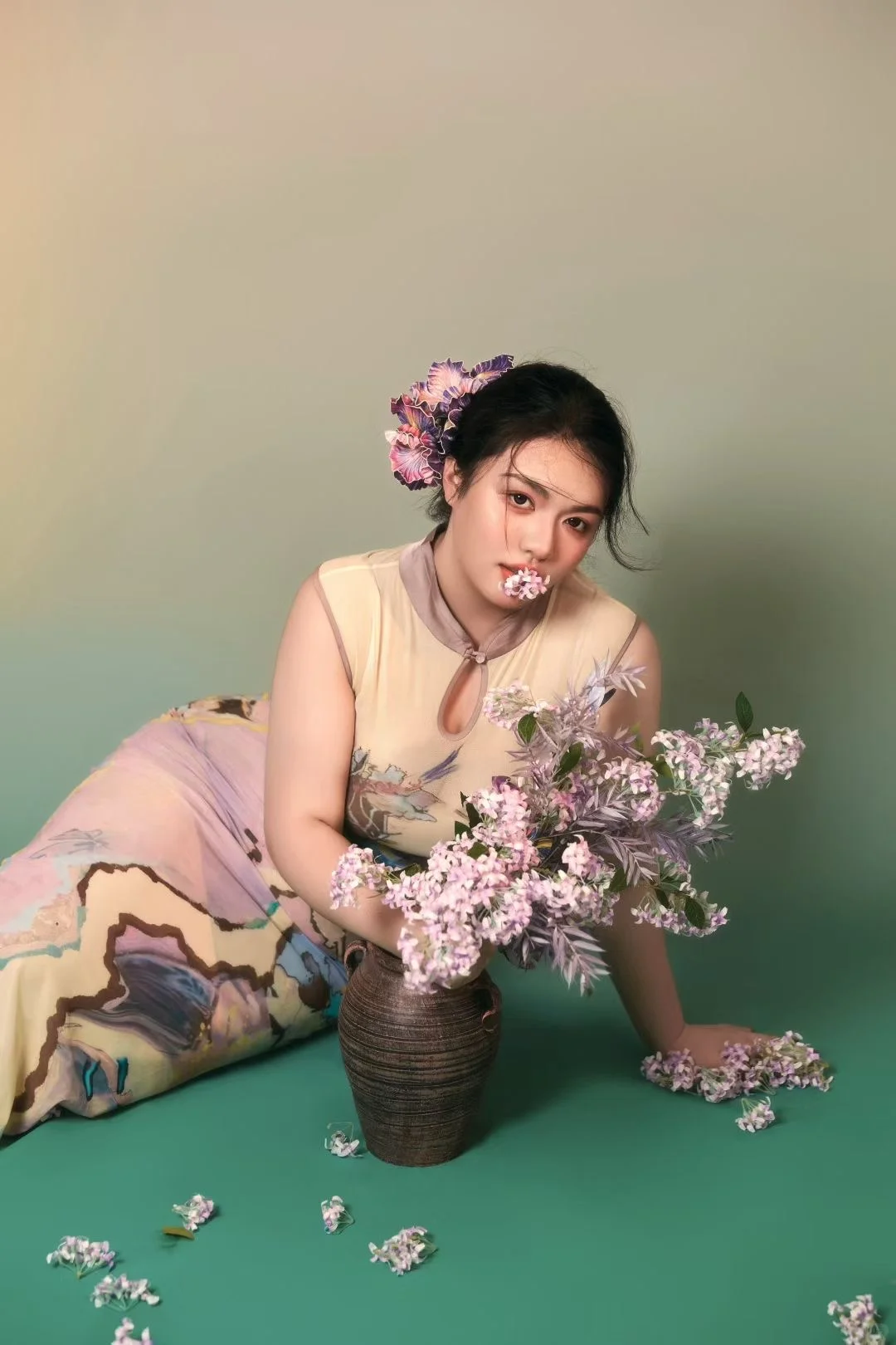 微胖是特点，不是缺点！新中式旗袍自信宣言‼️