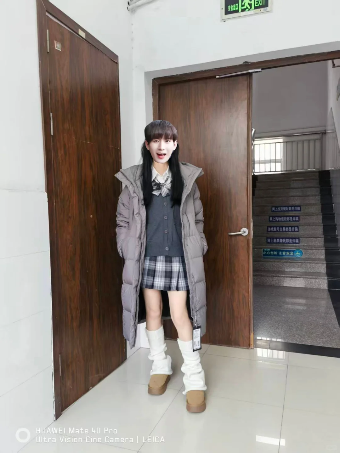 谁说jk一定要搭配大衣☺️