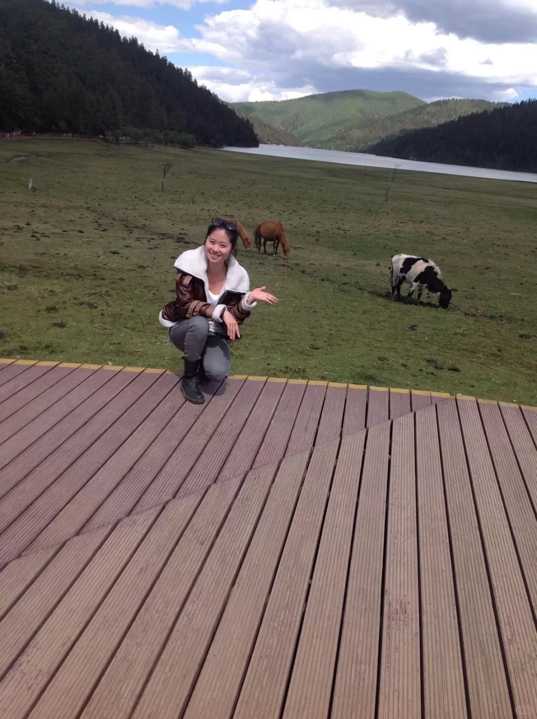 哈哈，在外面没谈恋爱都累死了。走完迪庆。