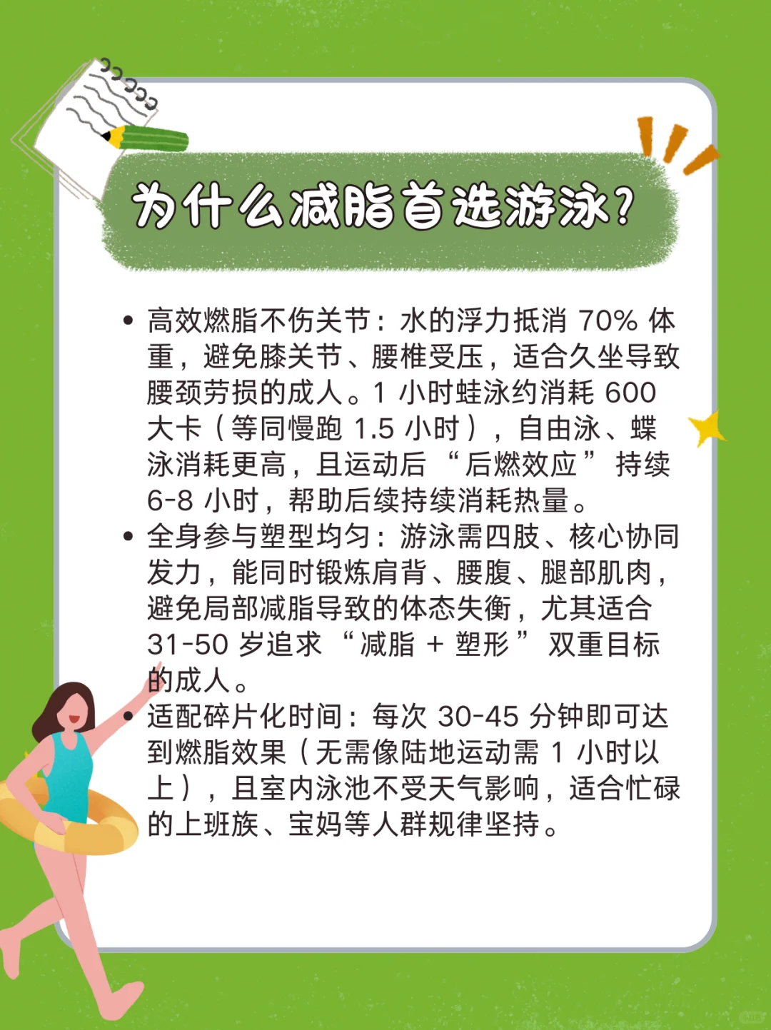 成人游泳减脂，不只体重🏊🏻🏊🏻