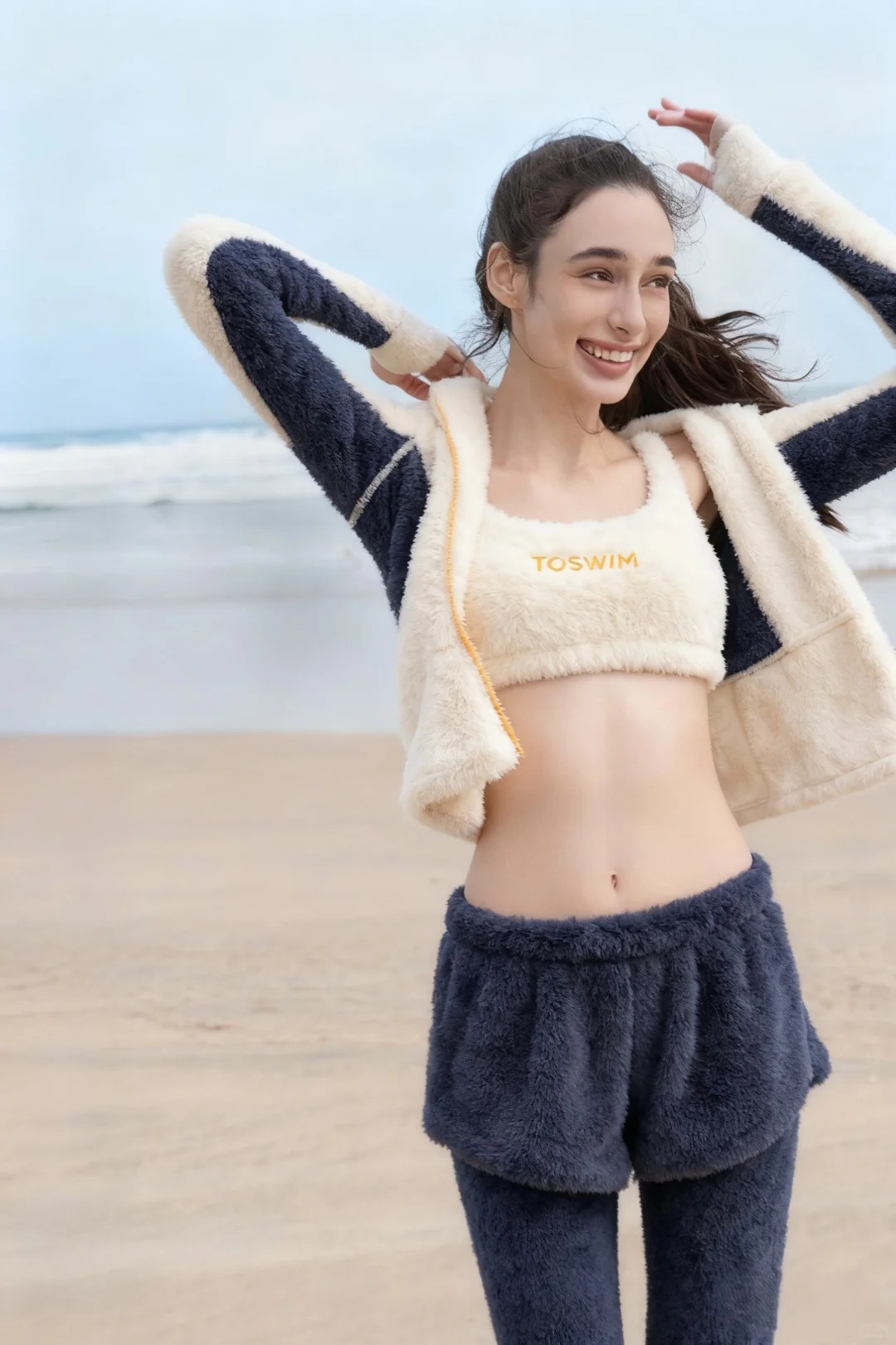 降温了泳池好冷，我穿这样去游泳可以吗？