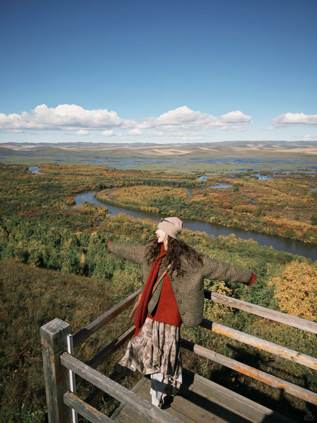 内蒙古穿搭｜额尔古纳湿地的秋天有七层颜色