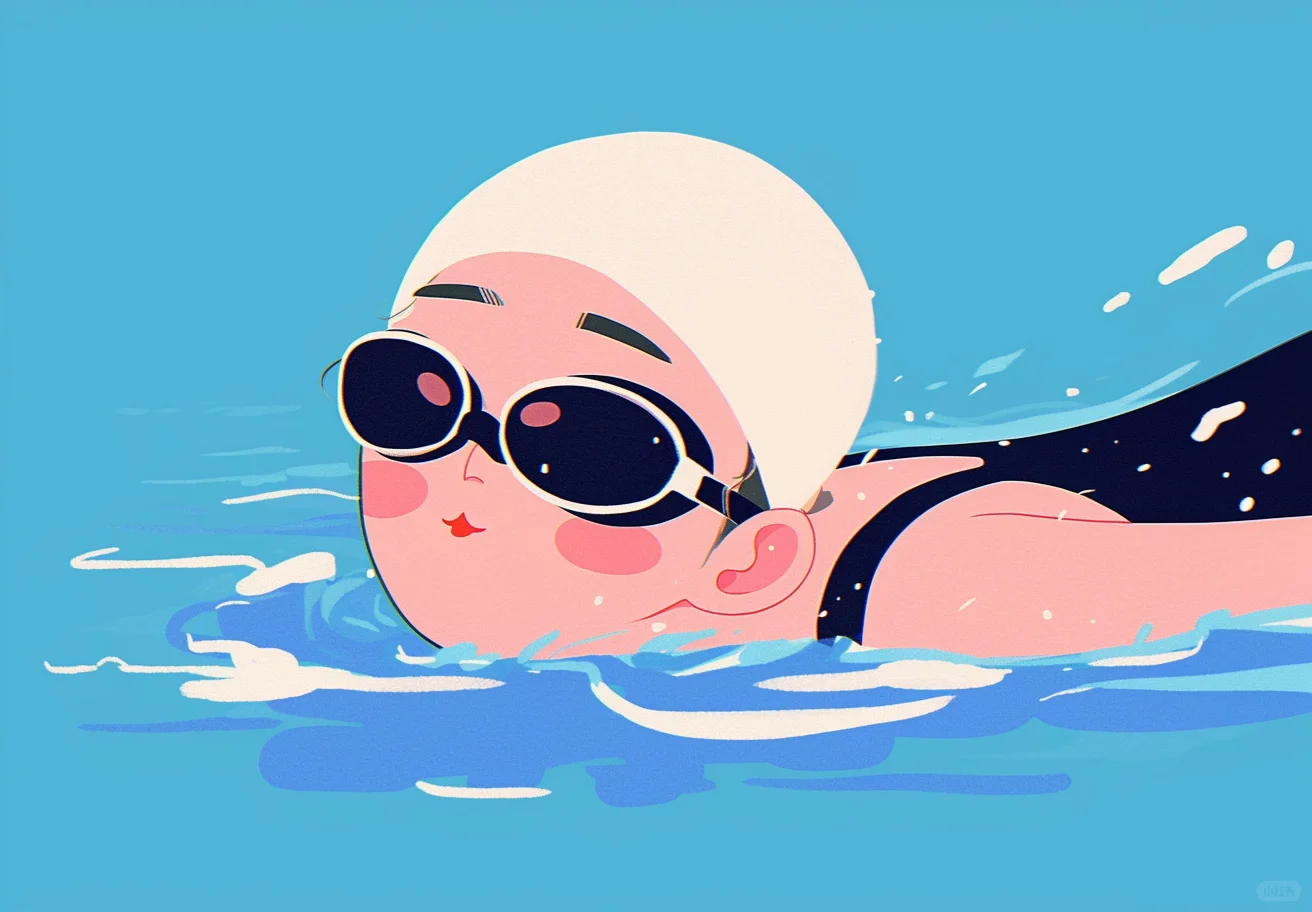 🏊高温夏天就是要泡在水里鸭✌️