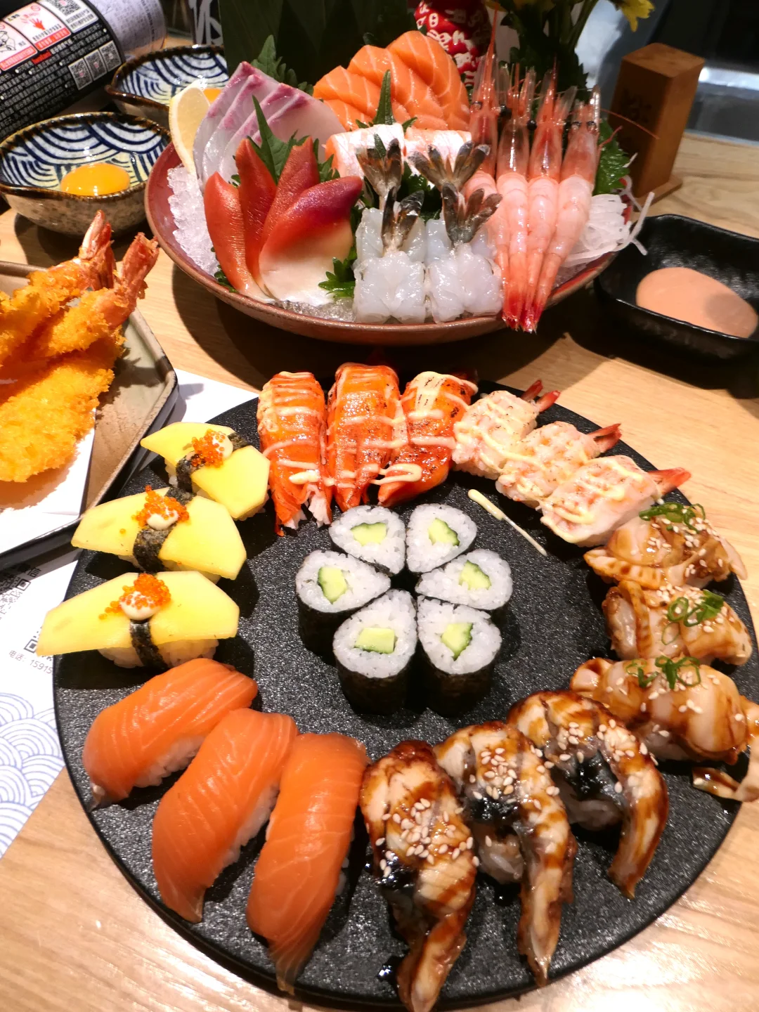 船稻现握寿司刺身&现炸天妇罗鲜到入魂！！