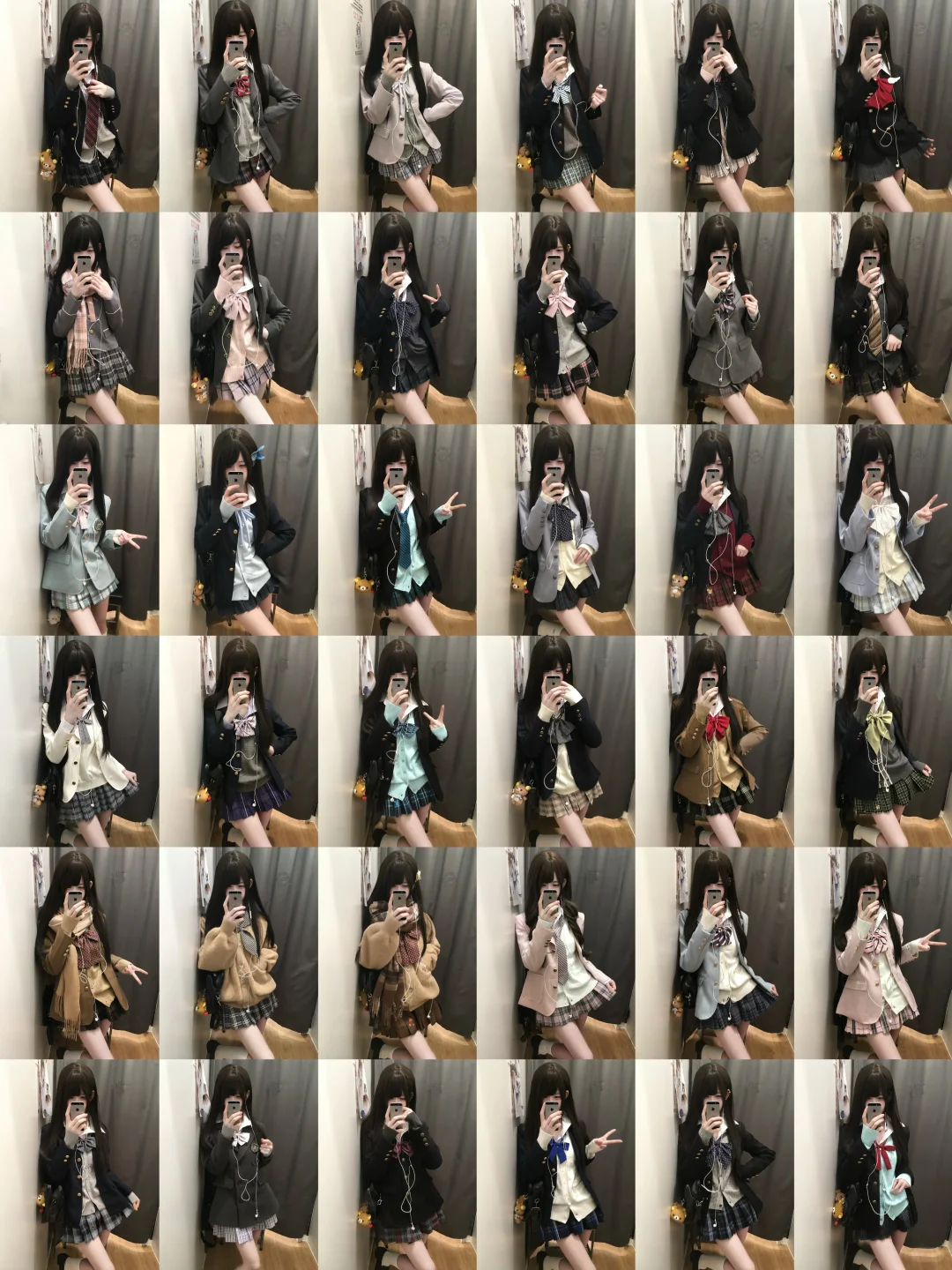 36套秋冬jk制服叠穿合集