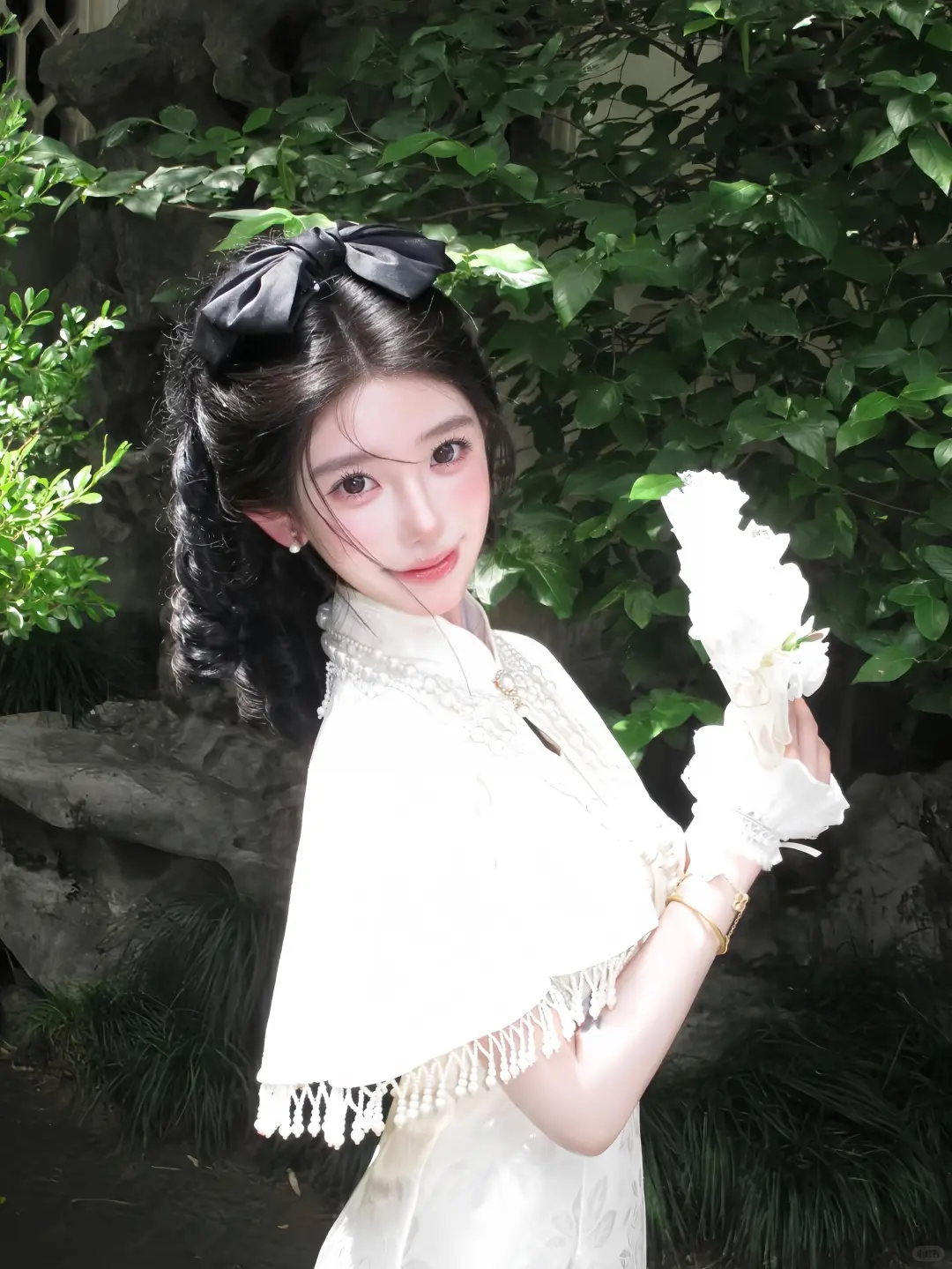 在南京‼️拍到刘亦菲同款白秀珠妆造美晕了