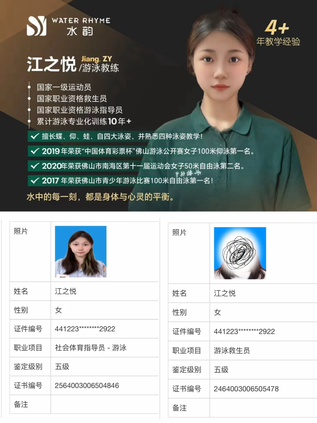 【顺德】女教练私教｜游泳课✅
