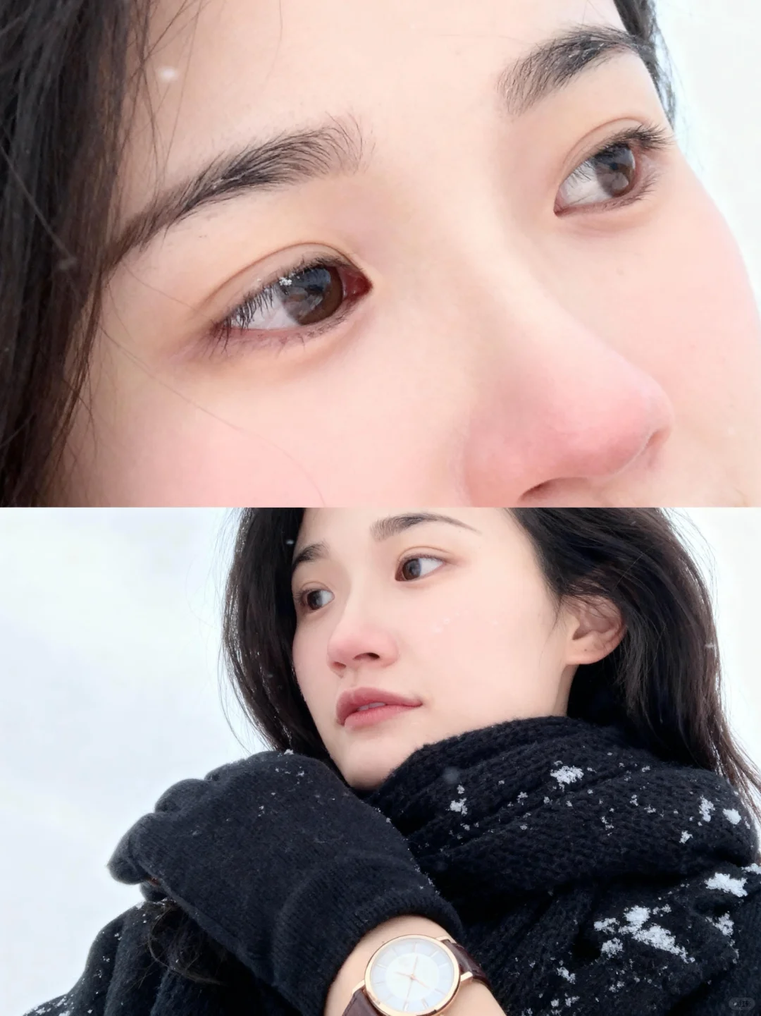 AI | 她在雪地里的样子真的绝了！