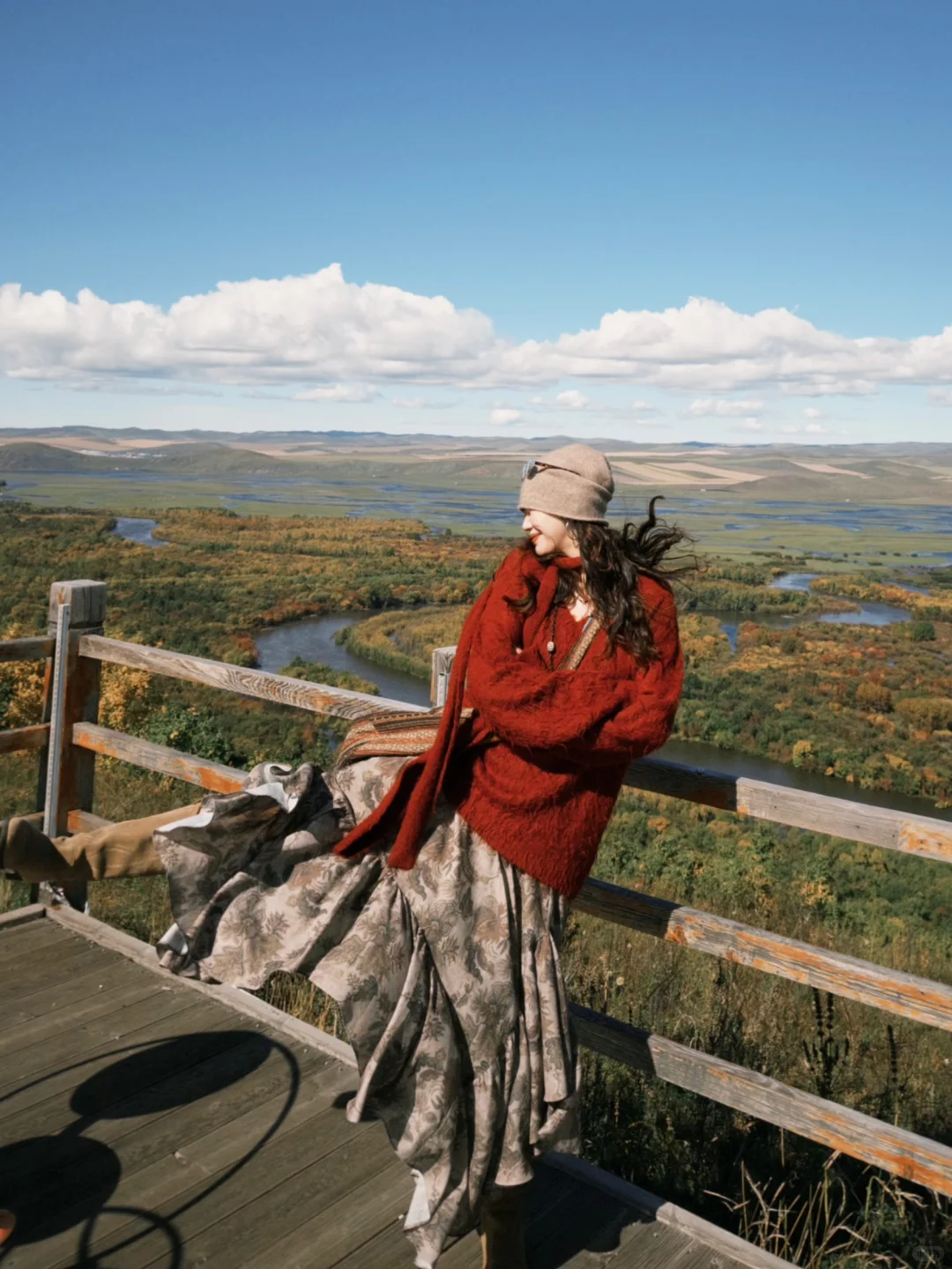 内蒙古穿搭｜额尔古纳湿地的秋天有七层颜色