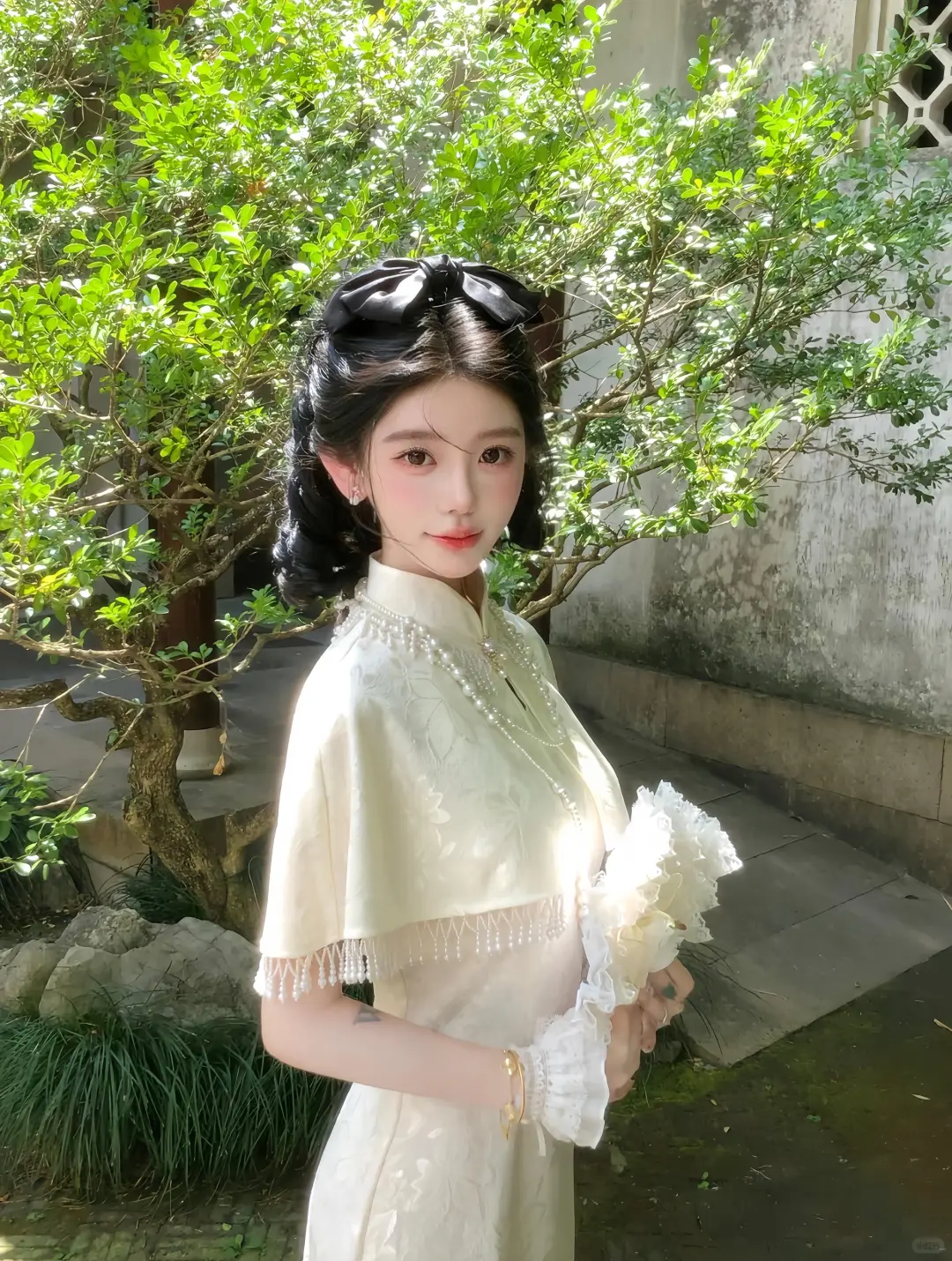 在南京‼️拍到刘亦菲同款白秀珠妆造美晕了