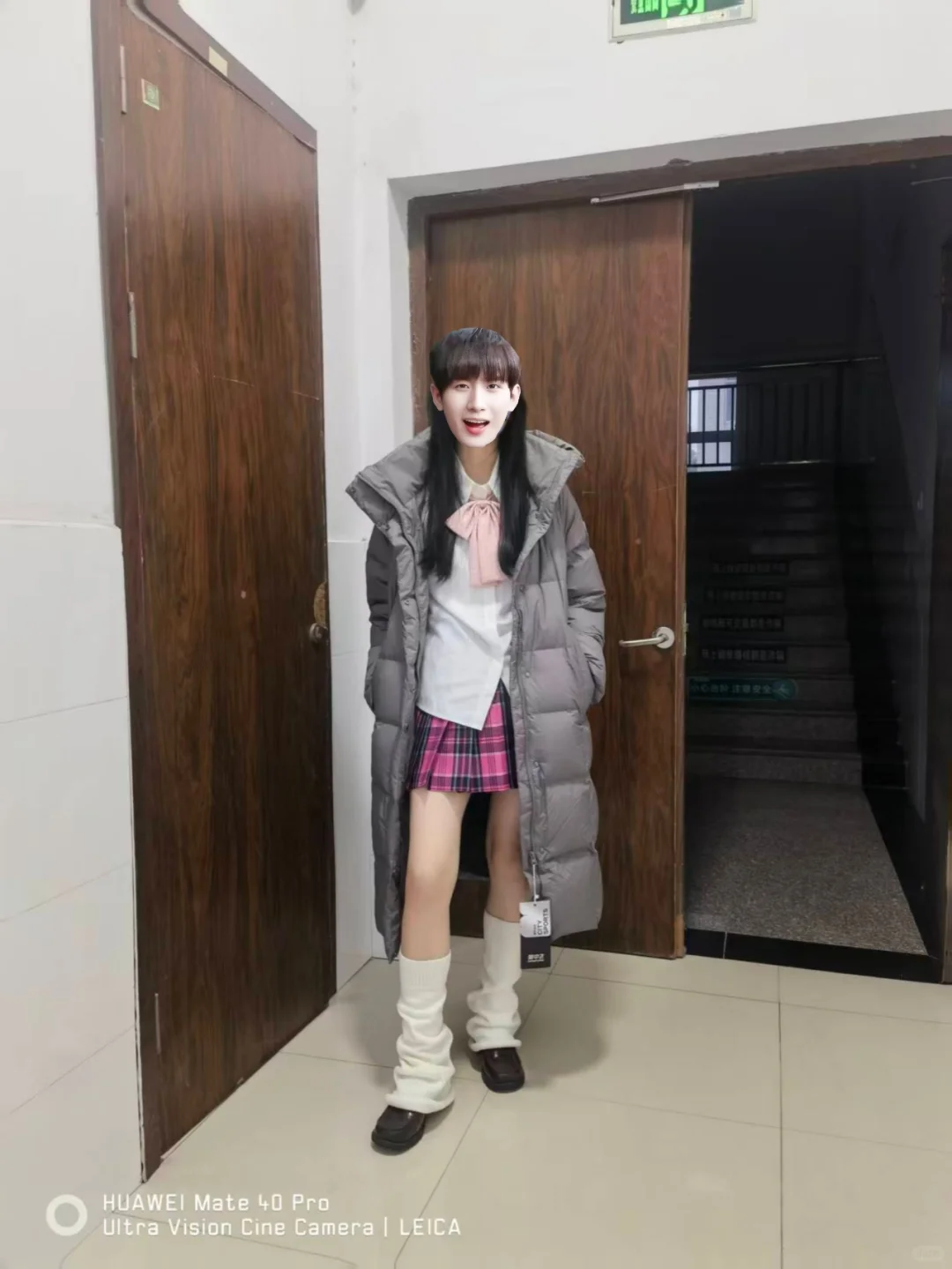 谁说jk一定要搭配大衣☺️