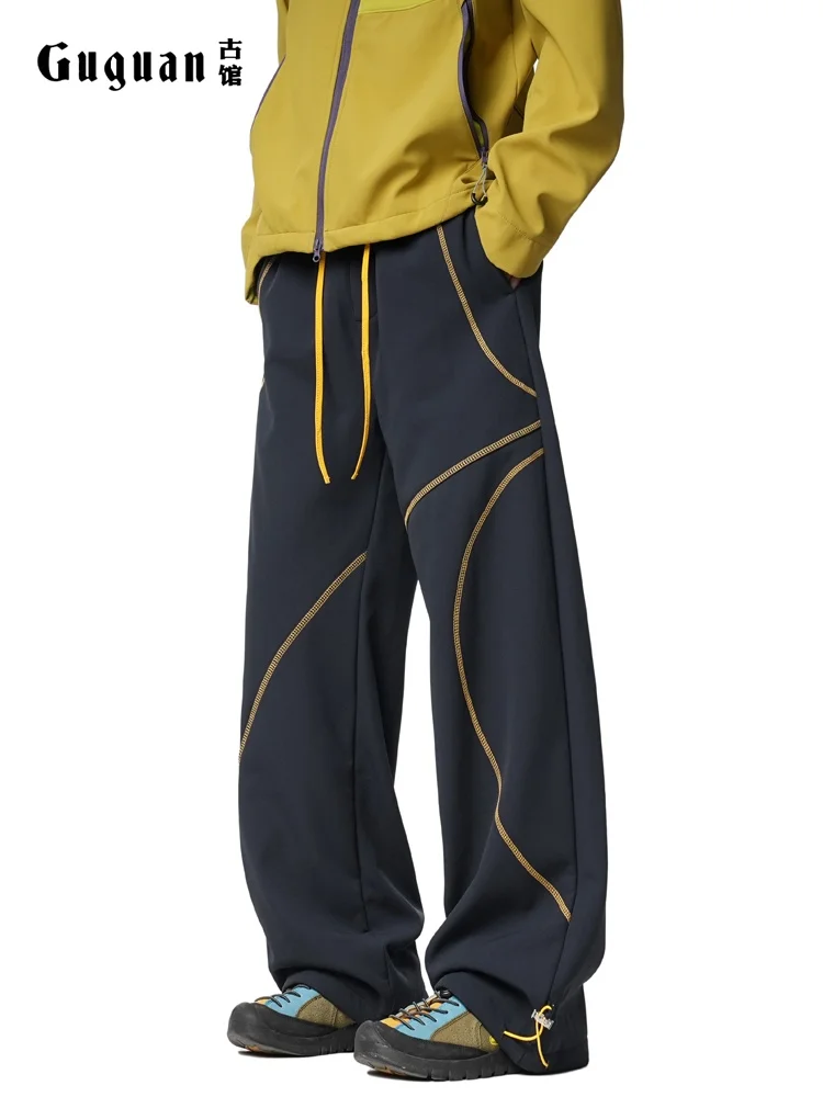 弯刀立体剪裁就是牛！加绒登山裤照样显腿直