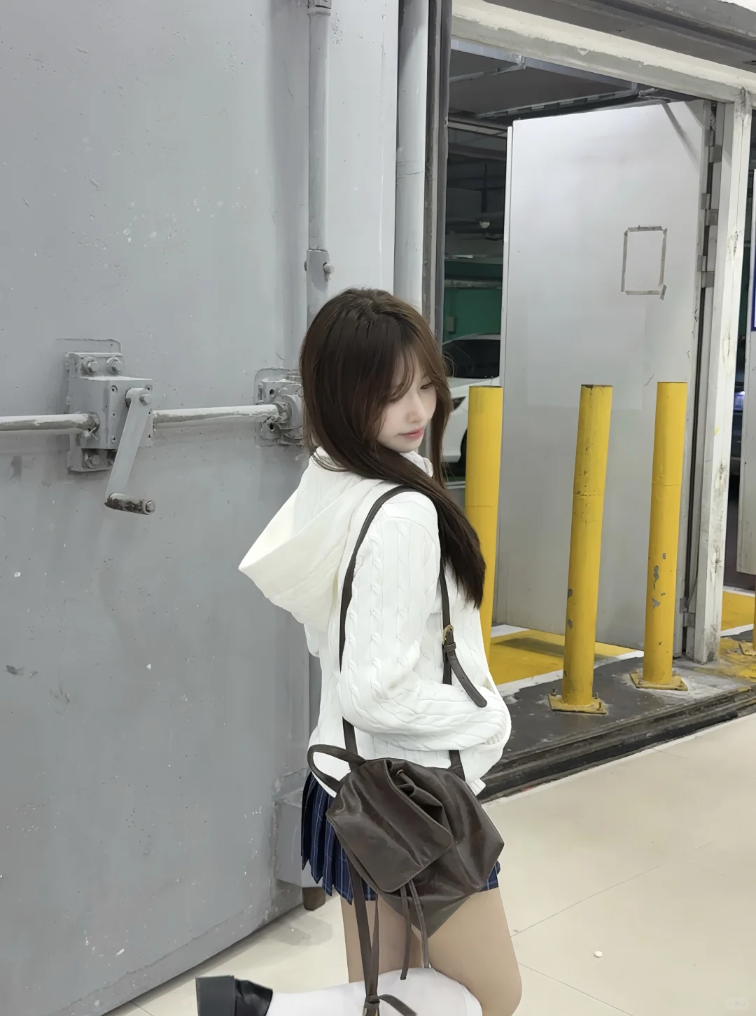 如果天气好的话，我会穿jk来见你